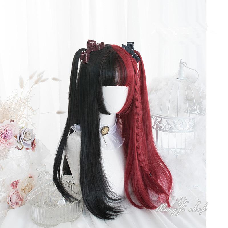 Hengji~The Split Maiden~Princess Cut Straight Lolita Wig   