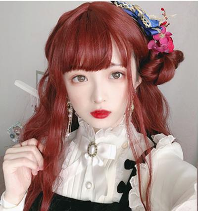 PippiPalace~Beverly~Long curly Kawaii Lolita Wig   
