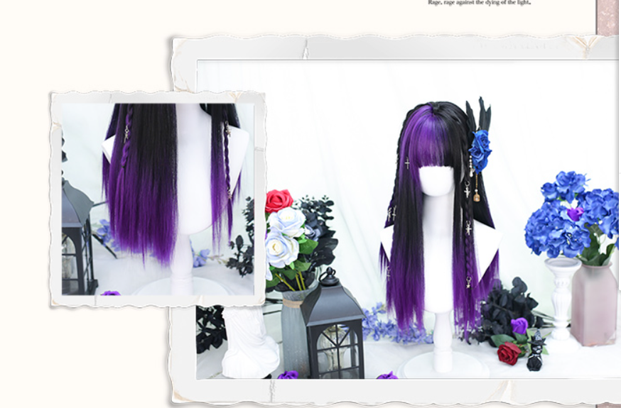 Dalao Home~Limited~Straight Long Idol Lolita Wig   