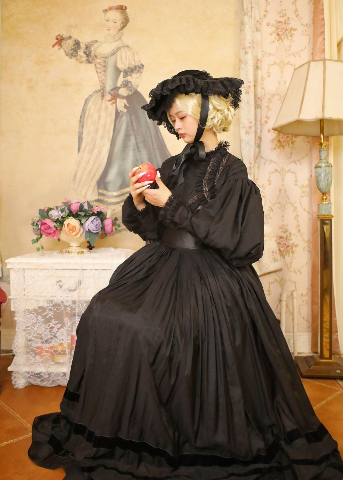 Lace Garden~Cool Summer~Vintage Lolita Victorian Shirt – 42Lolita