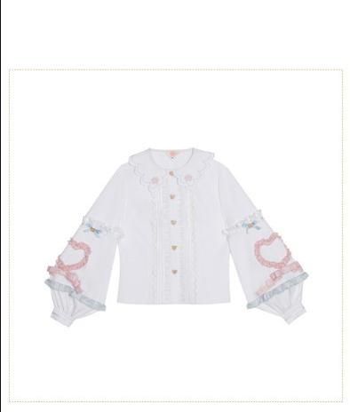 YingLuoFu - Sweet Lolita Princess Jumper Dress blouse+bows S