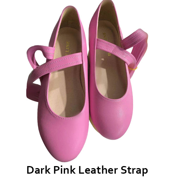 (BFM)The Seventh Sense~Japanese Style Lace Up Wa Lolita Shoes Size 40-44 42 dark pink leather strap 