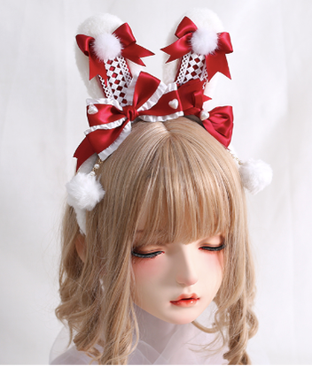 Xiaogui~New Year Qi Lolita Headdress Top Hat   