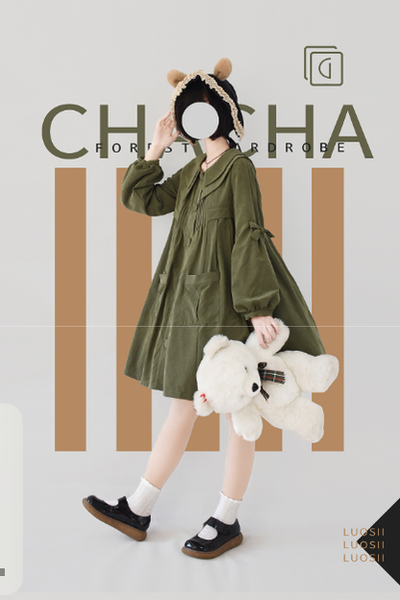 (Buyforme)Forest Wardrobe~Country Lolita Warm Lovely Coat Multicolors   