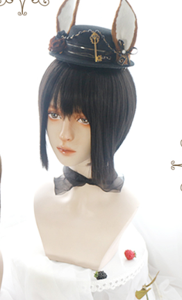 PippiPalace~Deacon~Ouji Lolita Short Daily Wig   