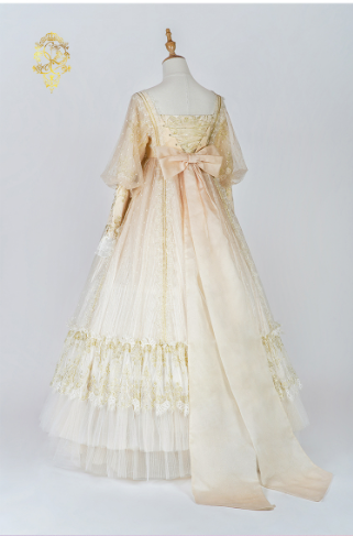 Quaint Lass~ Brumaire~Vintage Royal Wedding Lolita OP   