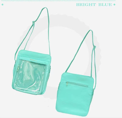 BerryQ~Casual Lolita Nylon Ita Bag Bright Blue  