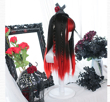 Dalao Home~Phoenix Bird~Gothic Lolita Wig Long Straight Hair   