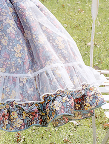 Kawai Kid Lolita Floral Dress   