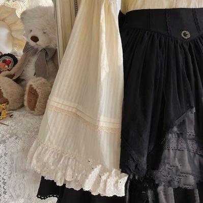 (Buy For Me) Uncle Wall Original~Rich Girl~Elegant Lolita Blouse and Skirt S hime sleeves 