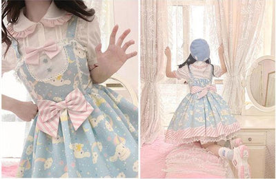(Buyforme)Kuroomi Melody Sweet Lolita Jumper Skirt in 3 Colors   