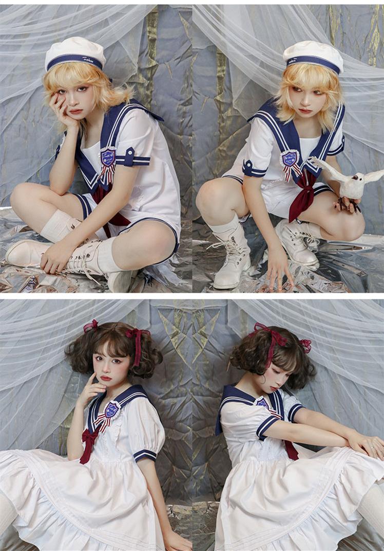 CastleToo~Voyage Atlantis Sailor Lolita Prince Shorts/OP Set   