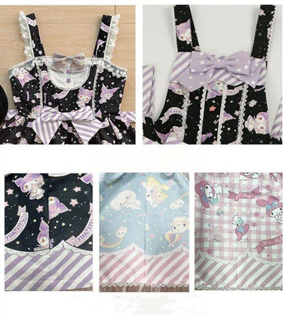 (Buyforme)Kuroomi Melody Sweet Lolita Jumper Skirt in 3 Colors   