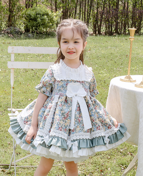 Kawaii Kid Lolita Floral OP Dress   