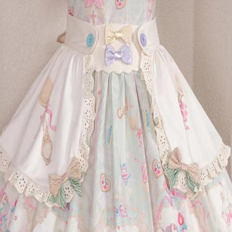 (Buyforme) Moonlight Tavern~Dessert Unicorn Sweet Lolita Salopette   