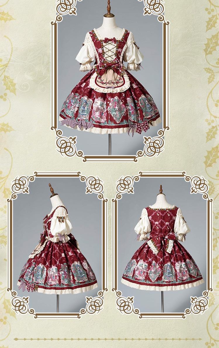 Classical Puppets~Classical Doll~Kawaii Lolita Casual Dress   
