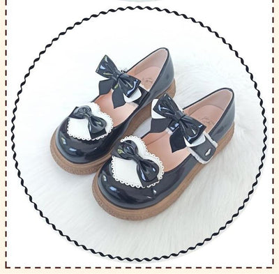 (Buyforme)Lixing Luo~Cute Milkmaid Round Toe Multicolor Lolita Shoes   