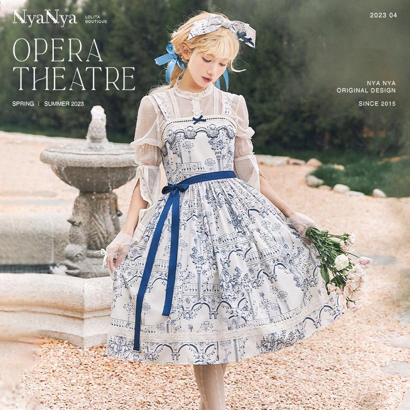 (Buyforme)NyaNya~Opera Theater~Retro and Elegant Lolita JSK Set   