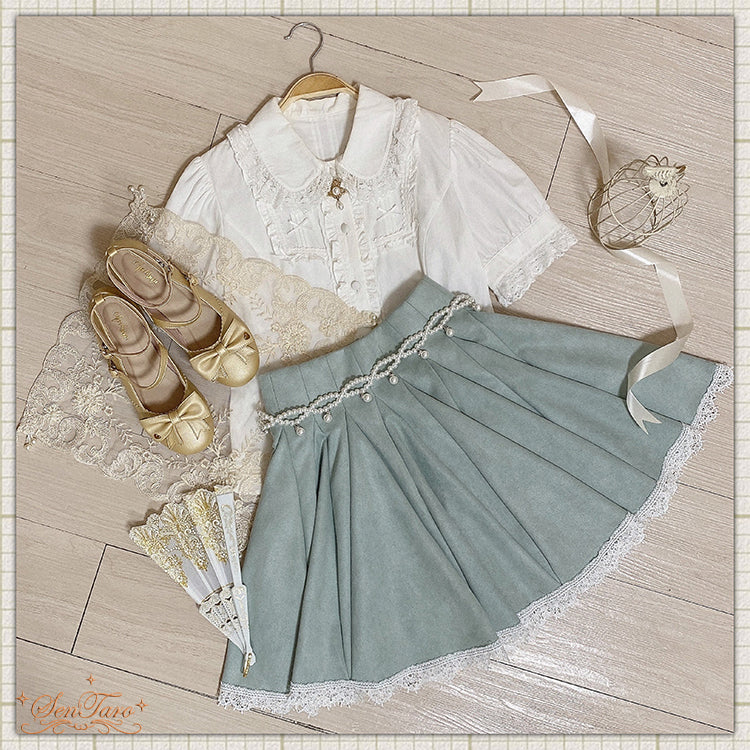 Sentaro - Canneles Elegant Classic High Waist Lolita Skirt