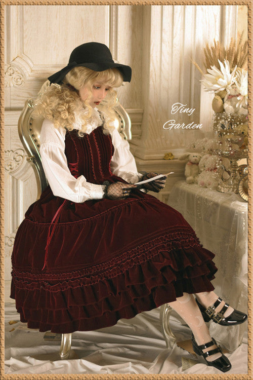 Tiny Garden~Garden Dance 2.0~Elegant Lolita JSK Dress Side Tiny Garden~Garden Dance 2.0~Elegant Lolita JSK Dress Side