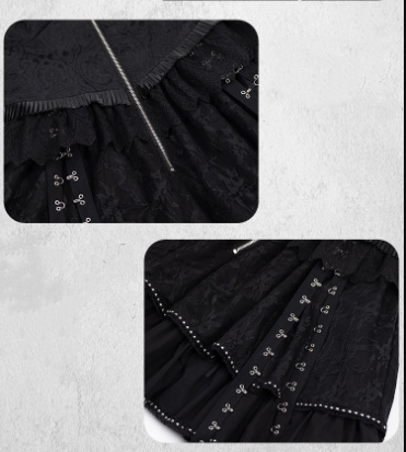 With Puji - Trapped Song - Punk Lolita JSK Dress Set
