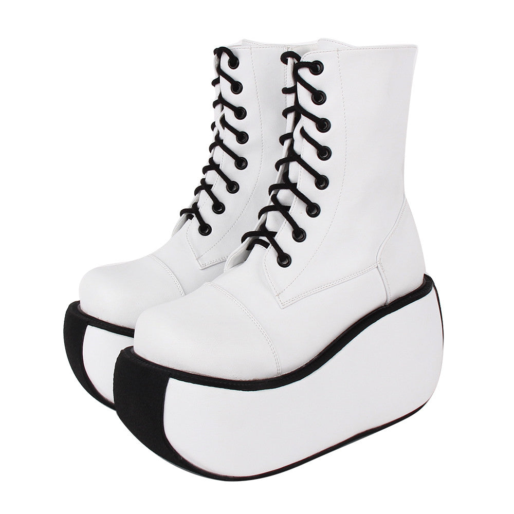Angelic Imprint~Lolita White 10cm Platform Shoes 33 white 