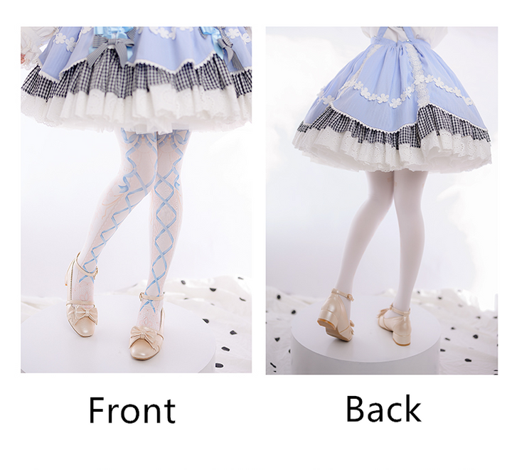 Roji roji~120D Velvet Sweet Lolita Tights   