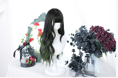Dalao Home~Fashion Lolita Gradient Long Curly Wig   