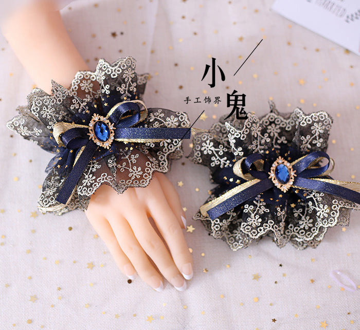 Xiaogui~Luxury Lolita Headdress Accessories free size cuffs (one pair) 